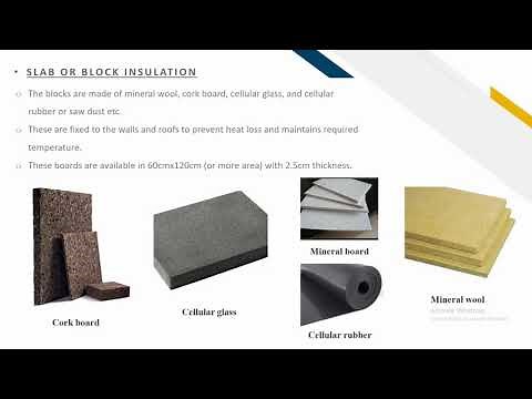 MATERIALS FOR THERMAL INSULATION