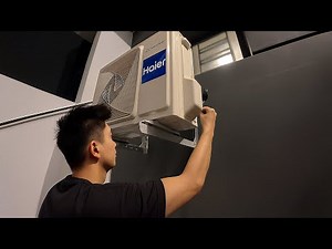 Air Conditioner Installation, First Time DIY - I save RM1000 Cost of Installation