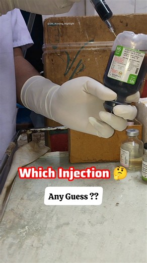 Injection Preparation | Diluting Injection #nurseslife #nursing #nursingpractice #ytshorts #shorts