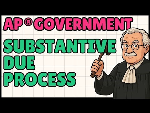 Substantive Due Process (AP US Government and Politics)