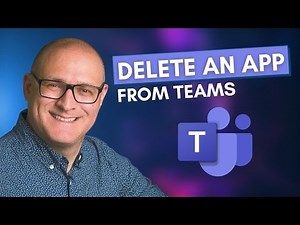 How to properly delete an app from MS Teams