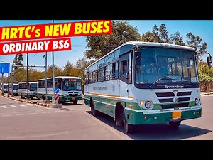 HRTC's new buses review - Ordinary BS6 | Exteriors, Interiors & Road presence | Himbus
