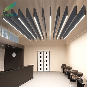[Hot Item] Linear LED Office Pendant Light Acoustic Lighting with Linear Acoustic Baffle