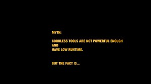 37K views · 19 shares | Power Tools need to work with the highest efficiency and full power throughout the day. The Myth is Cordless Tools are not powerful enough and have low runtime. But DEWALT's Power intensive cordless tools like Hammers, Circular Saws and Grinders deliver excellent performance, just like their corded counterparts. #DeWaltCordlessTools #PowerAndRuntimeGuaranteed | DEWALT | Facebook