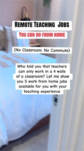 5 Remote Jobs for Teachers!#remotejobs