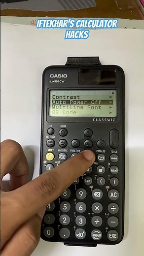 Casio fx-991 CW calculator display line setting 🧠⚙️ #shorts #calculator