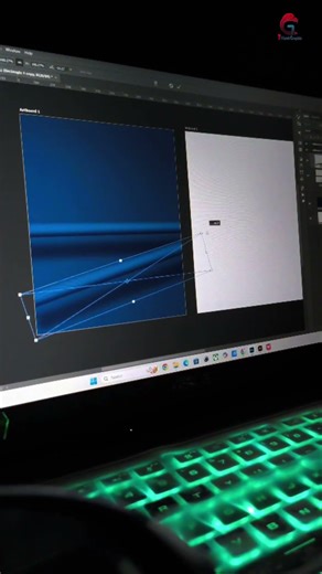 2 Easy ways to design in Photoshop, which one did you like best? #shorts #shortvideo #video