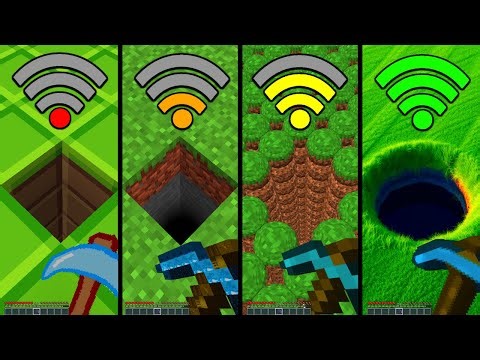 Digging straight down with different Wi-Fi be like