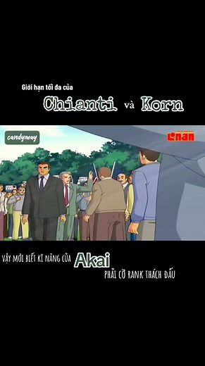 Giới hạn tối đa của chianti và korn 2 tay súng siêu hạng của tcad #chianti #korn #tochucaoden #conandetective