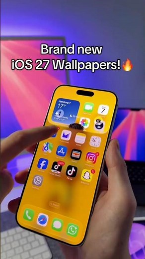New iOS 27 Wallpapers! Stunning 4K Collection 🤩