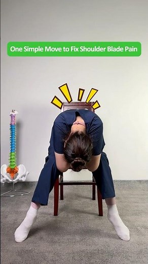 One Simple Seated Move to Instantly Relieve Shoulder Blade Pain and Upper Back Tightness at Home
