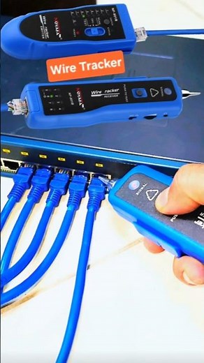Tracing the Right Cable from Multiple Ports with Wire Trucker! 🔍 | #WireTracker #Networking #Shorts