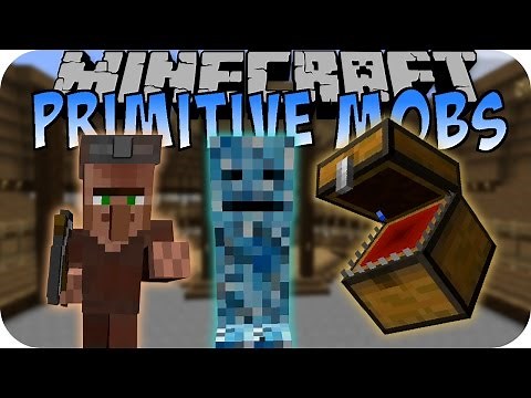 Minecraft PRIMITIVE MOBS (Creeper, lebendige Kisten, uvm.) [Deutsch]
