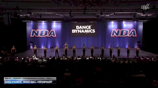 Dance Dynamics - Senior Small Contemporary [2026 Senior - Premier - Contemporary/Lyrical - Small] 2026 NDA All-Star National Championship