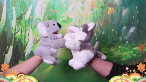 Easfan Hedgehog Hand Puppet with Movable Mouth Interactive Storytelling Cute Soft Plush Toy Creativity and Imagination Easter Christmas Birthday Gifts for Toddlers Kids,10’’