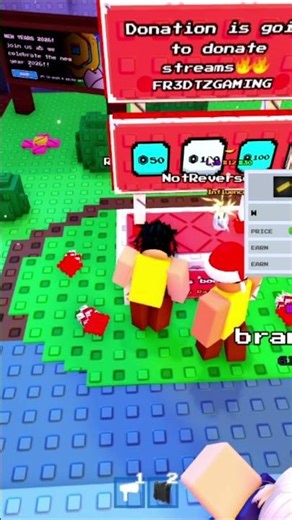 Day 1 of donation streamers in untitled donation game #roblox #raising