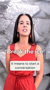 Break the Ice (Idiom) 🧊 #rachelsenglish #breaktheice #idioms #Americanenglish | Rachel's English