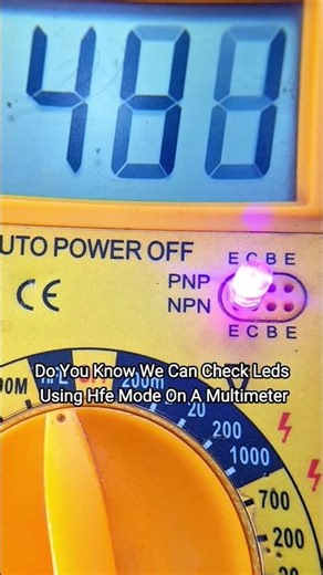 Check LED Using This Multimeter Trick #repair #shorts