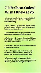 7 cheat codes | Wisdom Words