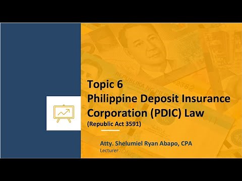 Topic 6 PDIC Law