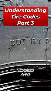 Tire Code Guide part 3 of 3. Finding and reading your tire's date code! Full article is here including how to find the tire's dimensions, speed rating and more! https://www.jtiinc.com/blog/tire-hieroglyphics-understanding-the-numbers-on-your-trailer-tires-side-walls--94975 #tires #trailer #trailers#automobile #tirecodes | JTI Trailer & Hitch Cleveland
