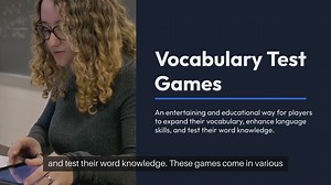 Vocabulary Test Games