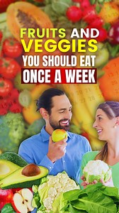 Fruits and Veggies You Should Eat Once a Week 🥑🍎✅ Eating a variety of fruits and vegetables is essential for maintaining a balanced and nutritious diet. Here are some examples of fruits and vegetables that you might consider incorporating into your meals at least once a week for their nutritional benefits. #healthapta #fruitsandveggies #weekdays #onetime #nutritious #eatfresh #balanceddiet #EatHealthy #mealplan #healthyhabits #reelsvideo #followus | Healthapta