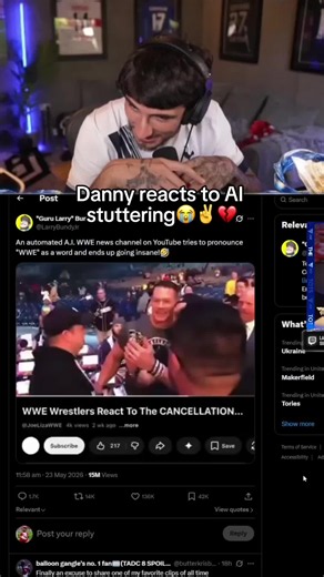How can an AI stutter 😭💔 #dannyaarons #fyp @Danny Aarons