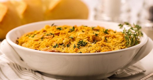 Southern Sweet Onion Casserole | gritsandpinecones.com
