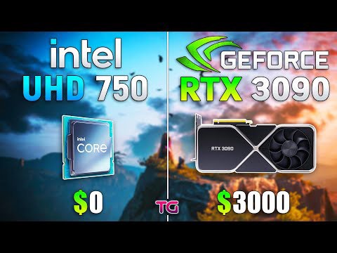 Intel UHD 750 vs RTX 3090 (How Big is the Difference?)