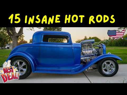 15 INSANE Classic Hot Rods for Sale | Brutal Old-School Builds.