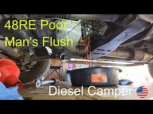 5.9 Cummins Poor Man's Transmission Flush - 48RE