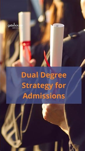 Dual Degree Strategy Make 1+1=3 for Admissions