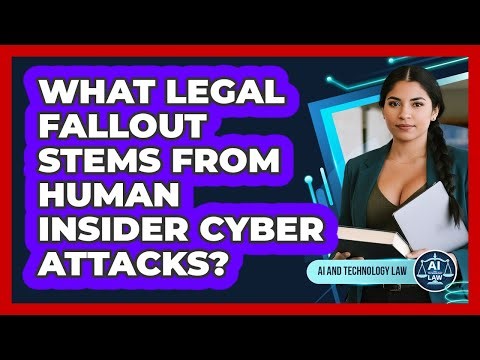 What Legal Fallout Stems From Human Insider Cyber Attacks? - AI and Technology Law