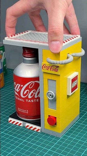 Huge Lego Coca-Cola Vending Machine #lego