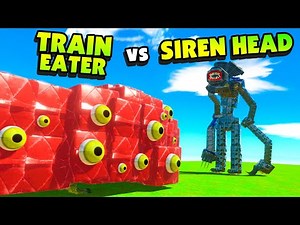 TRAIN EATER and DARK SIREN HEAD Can't Be STOPPED! - Animal Revolt Battle Simulator