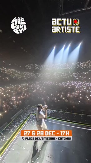 WELOVEYA FESTIVAL on Instagram: "« Ciel » en live, c’est ça. 🔥 Tu veux le vivre ? ⚡ On se donne rendez-vous les 27 et 28 décembre à la Place de l’Amazone ! 🎫 Billetterie : disponible chez nos revendeurs officiels et sur notre site internet www.weloveyafestival.com #WeLovEya #Gims #UrbanCulture #AfroFestival #AfroCulture #WeLovEyaFestival #EyaFamily #EyaCentre #Cotonou #Benin #CotonouBenin Crédit : @gims"