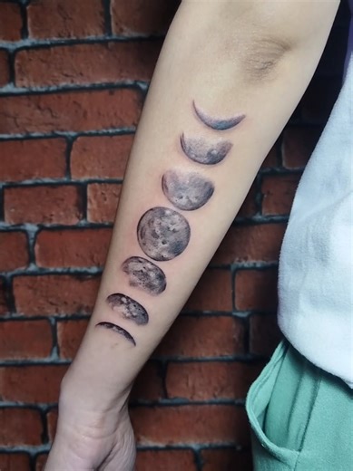 my 3rd ink! thanks kuya Randeng as always! you the best! galing eh! #tattoo #tattooideas #moon #moonphases #astronomy #selenophile