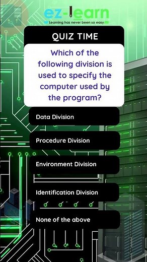 ✨ COBOL Structure: Where the Program Does its Work! 📜 #mainframe #mainframetraining