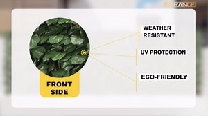 Amazon.com : INFRANGE Expandable Fence Privacy Screen, Stretchable Artificial Faux Ficus Hedge Green Leaves Wall Fencing Panel Heavy Duty for Balcony Patio Outdoor, Décor Single Sided 15" x 48" 1pc : Patio, Lawn & Garden