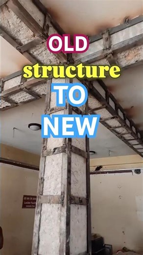 The Science of Steel Jacketing: Defeating Shear Failure #technology #retrofitting #shorts #bhargo