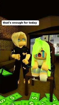 She was BORN with GREEN HAIR part 3 #roblox #brookhavenrp