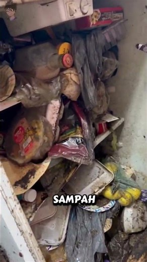 House with pile of trash #shorts