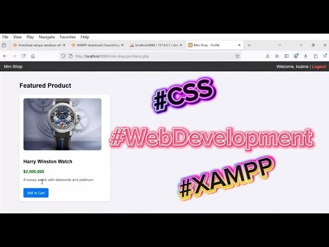 Mini University Project: E-Commerce with PHP & CSS (Beginner Friendly)