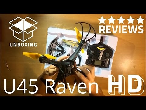 U45 Drone Unboxing and Review | UDI Raven RC Quadcopter