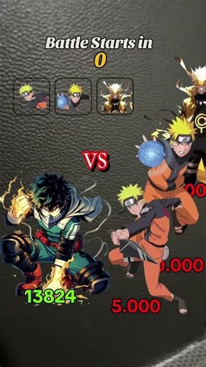 Deku Vs Naruto #naruto