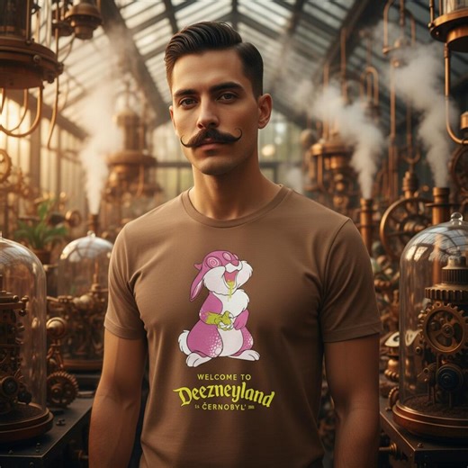 Mutant Thumper Shirt: Chernobyl Deezneyland Goth Weirdcore Cotton Tee - Etsy