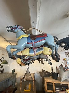 Antique Merry Go Round, Carousel Horse -full Size, Authentic Carousel Horse - Etsy