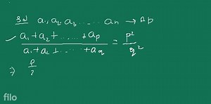 SEQUENCE AND SERIES W. E-4: Let a_{1}, a_{2}, \ldots ., a_{n} b... | Filo