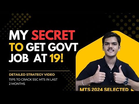 My Strategy for SSC MTS in Last 70 Days 💯 MY SECRET TIPS FOR MTS 2025 SELECTED STUDENT How I Studied